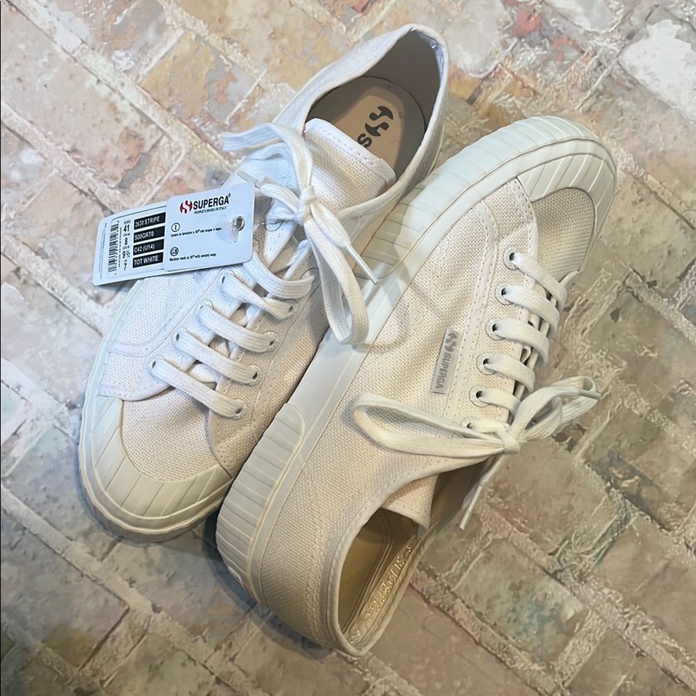 Superga Women's White Sneakers